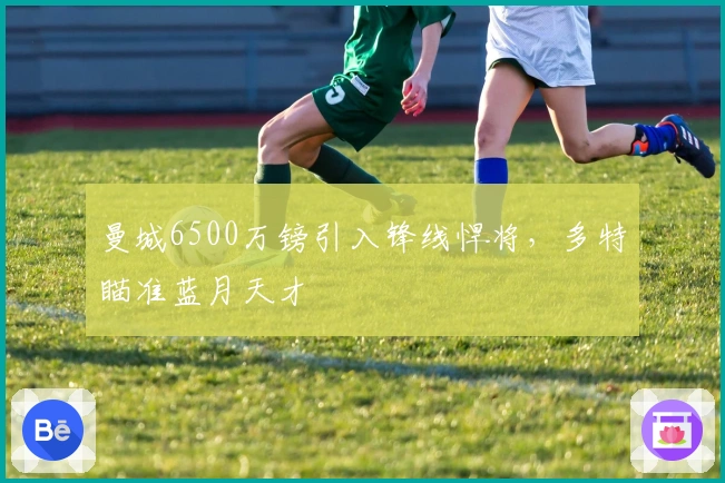 曼城6500万镑引入锋线悍将，多特瞄准蓝月天才